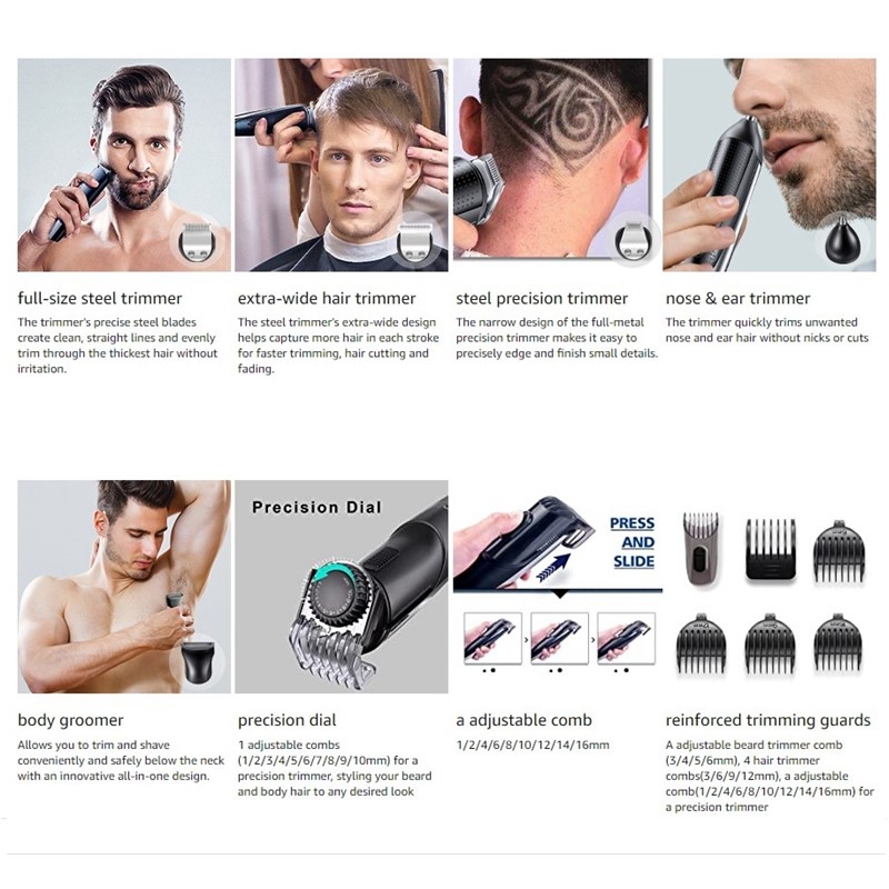 Alles In Een Tondeuse Voor Man - Quality Men'S Grooming Kit recensie en prijs